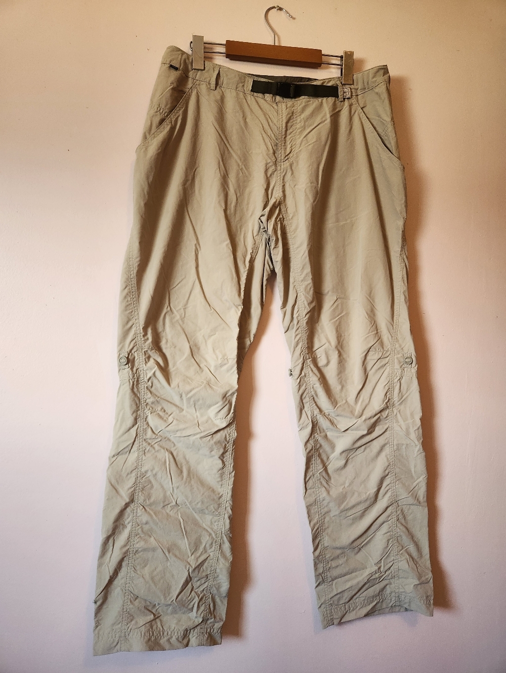Outdoor Research Womens Venture Hiking Pants Beige Tan L Like New Gorpcore Tech